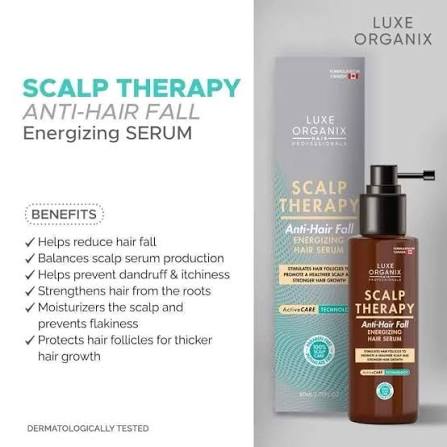 Luxe organix scalp therapy anti hair fall serum
